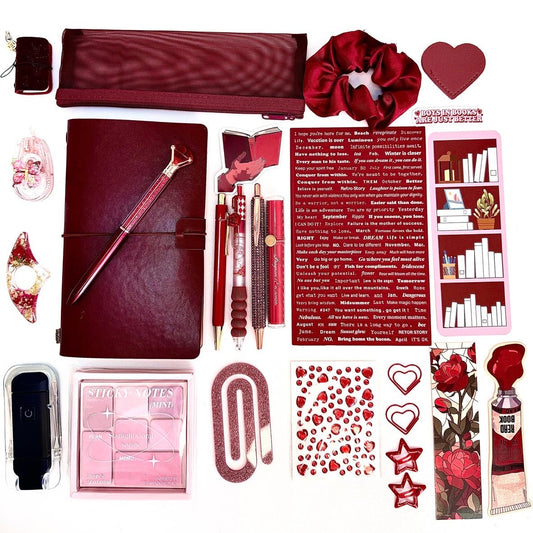 Bookish Bundle DARK RED